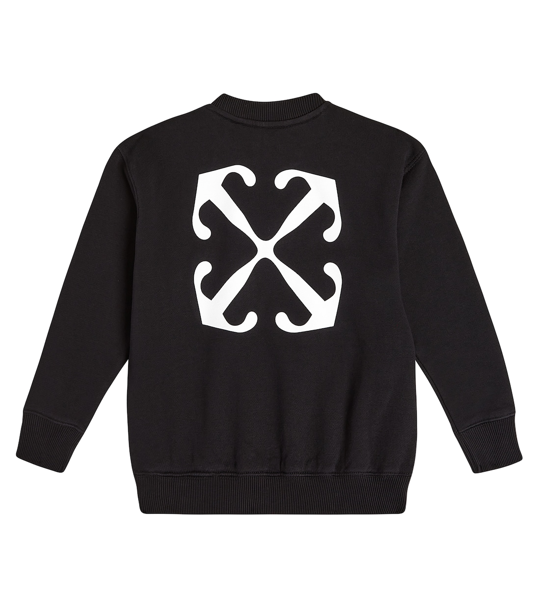 Off Stamp cotton jersey sweatshirt | Off-White Kids