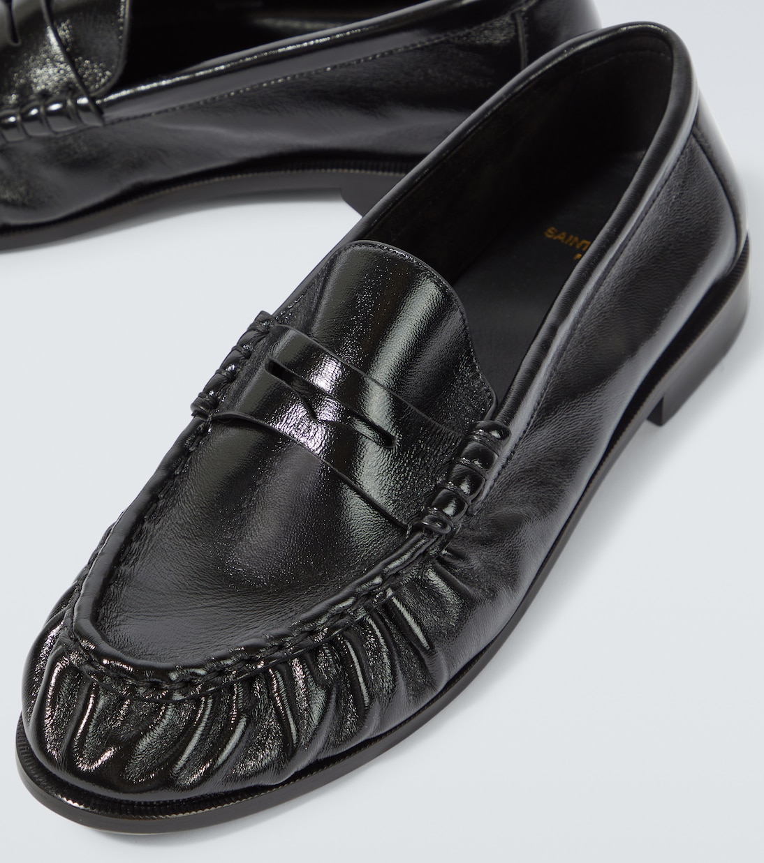 Le Loafer leather penny loafers | Saint Laurent