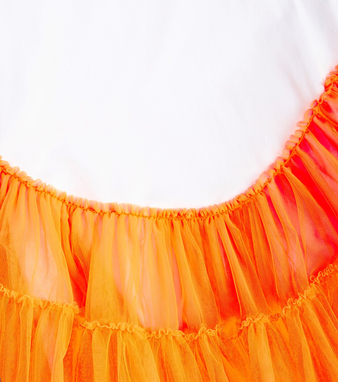 Robe en coton mélangé et tulle | Caroline Bosmans