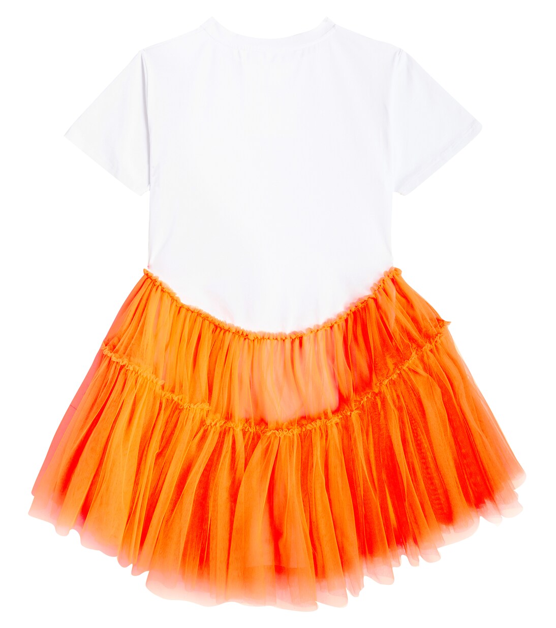 Robe en coton mélangé et tulle | Caroline Bosmans