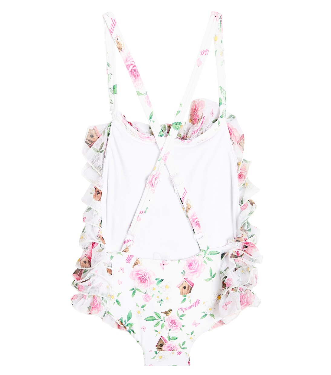 Baby ruffled swimsuit | Monnalisa