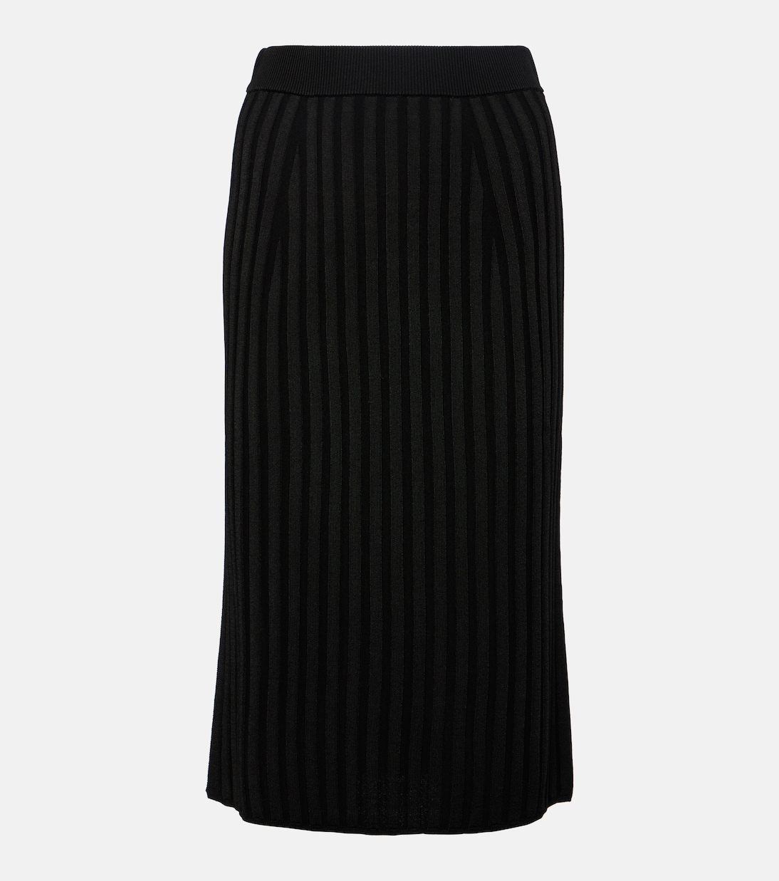 Ribbed-knit midi skirt | Joseph