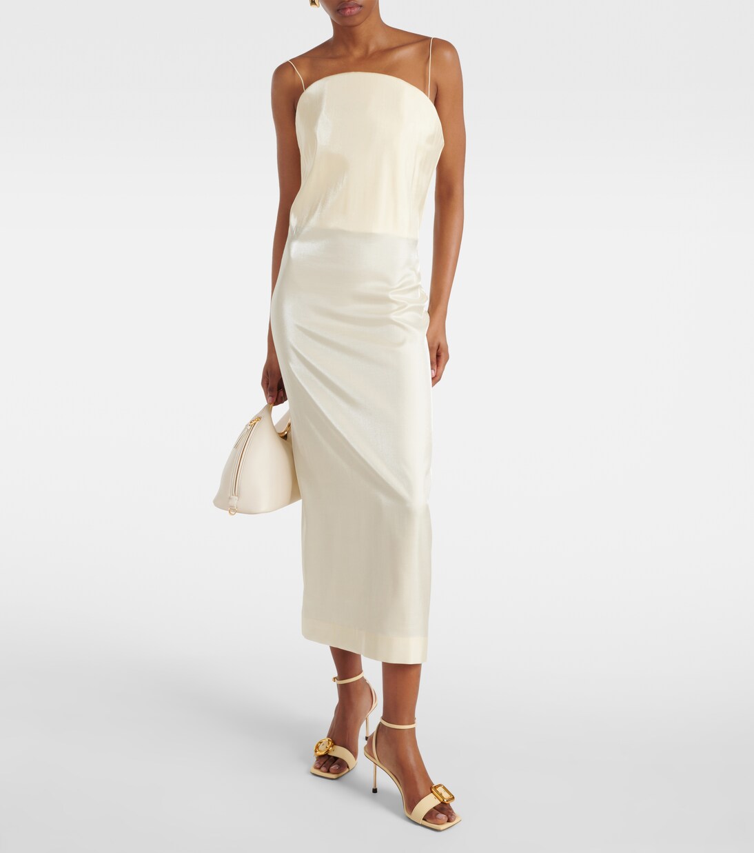 Robe midi Carino en satin | Jacquemus