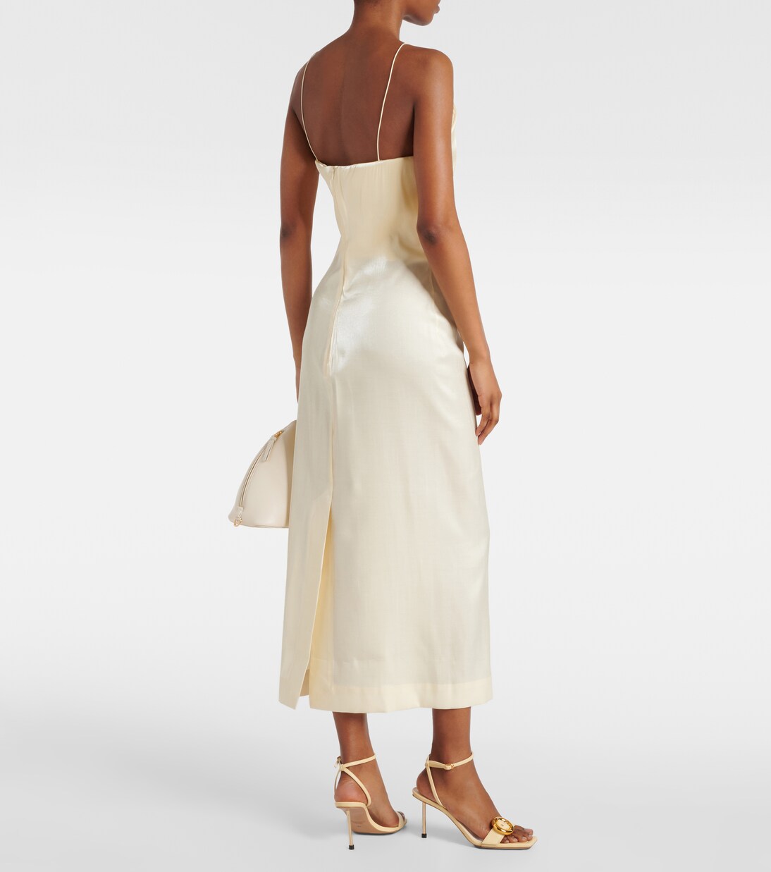 Robe midi Carino en satin | Jacquemus
