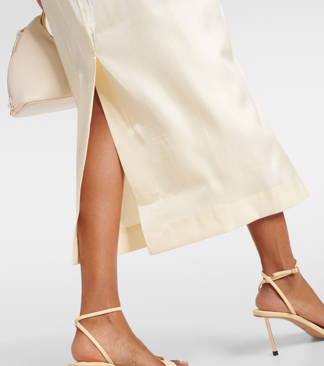 Robe midi Carino en satin | Jacquemus
