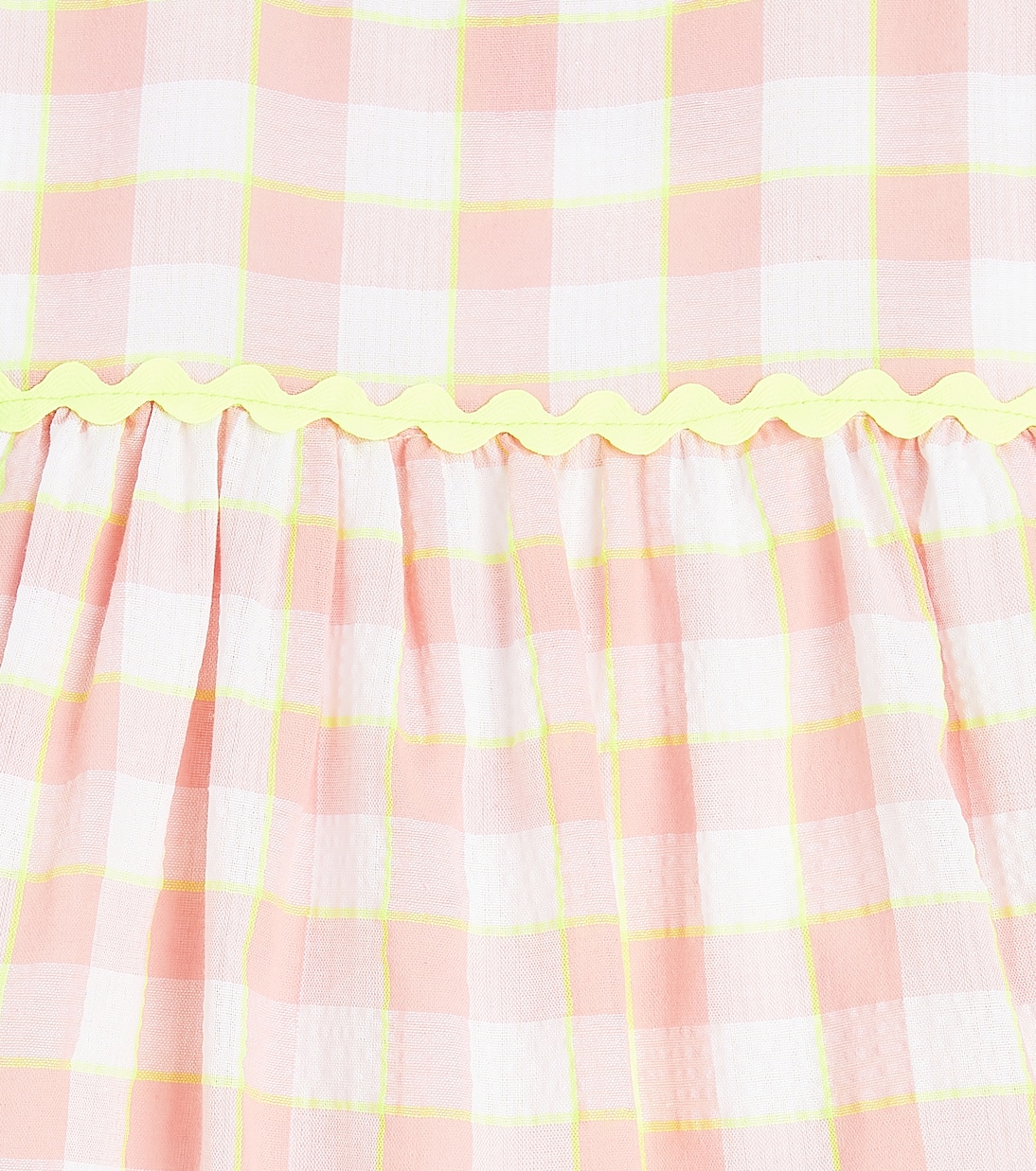 Robe Gabrielle en coton à carreaux | La Coqueta