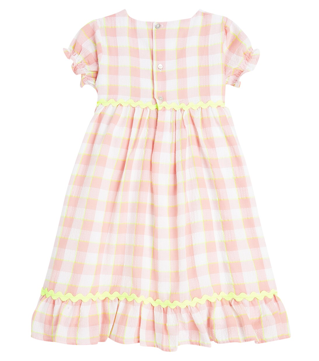 Robe Gabrielle en coton à carreaux | La Coqueta