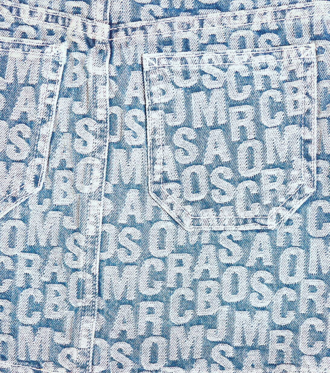 Logo jacquard denim skirt | Marc Jacobs Kids