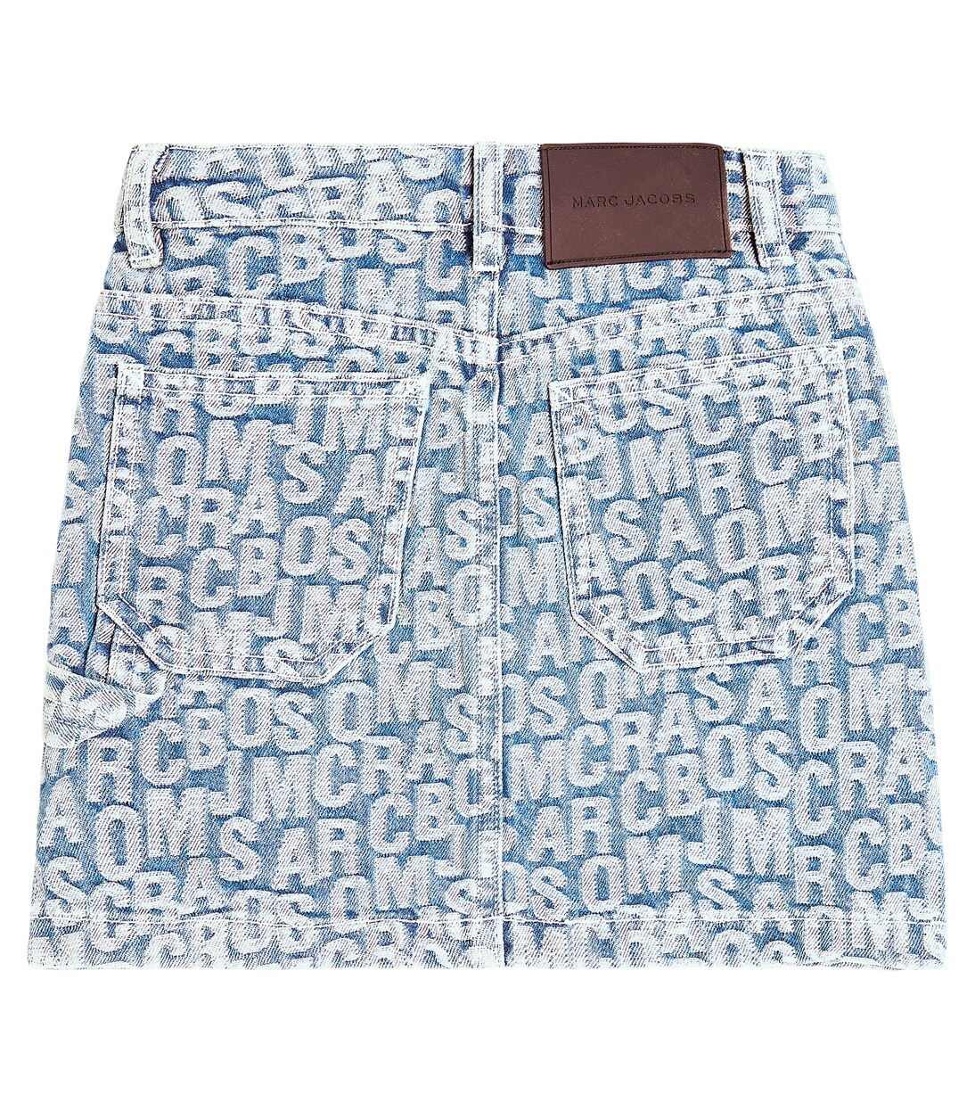 Logo jacquard denim skirt | Marc Jacobs Kids