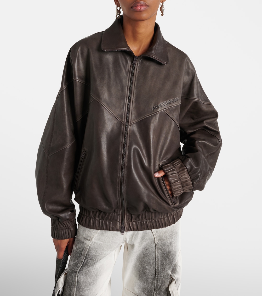 Letty leather bomber jacket | Acne Studios