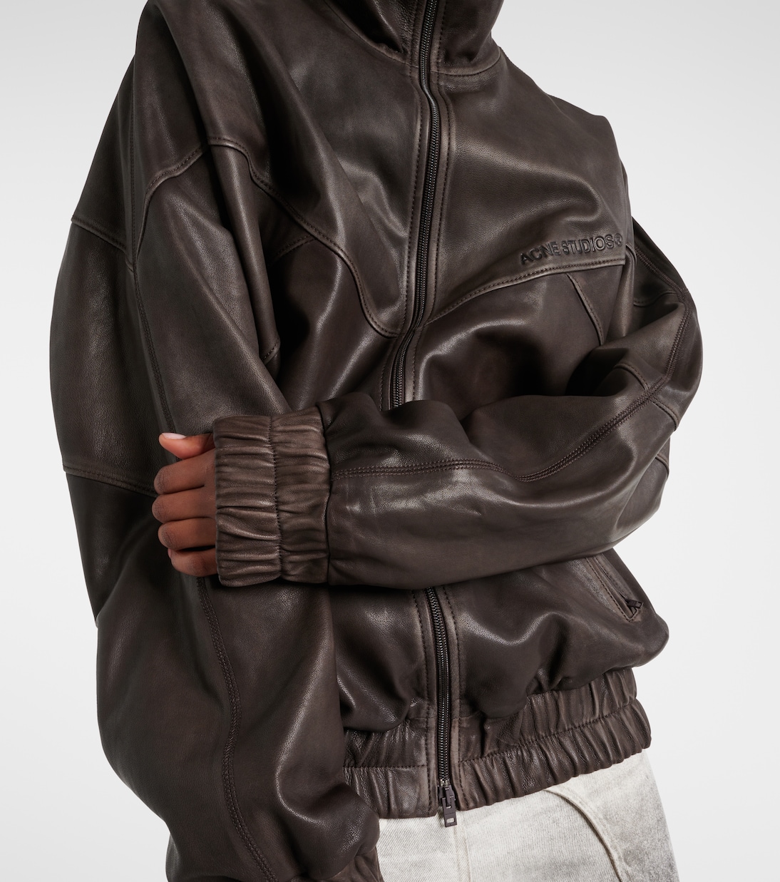 Letty leather bomber jacket | Acne Studios