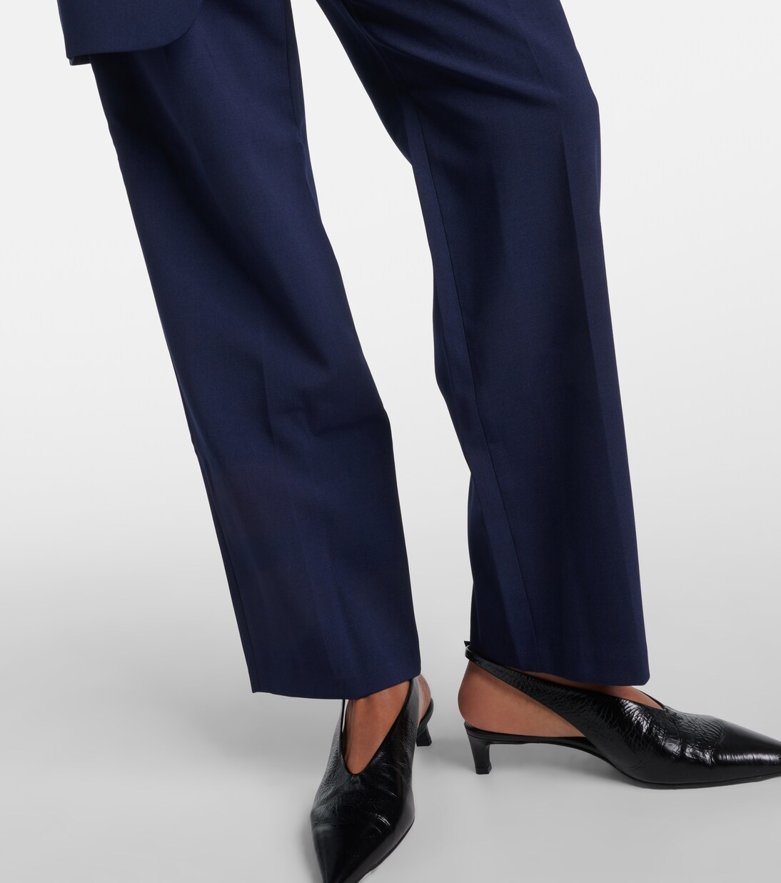 Pantalones rectos Bea de tiro alto | The Frankie Shop