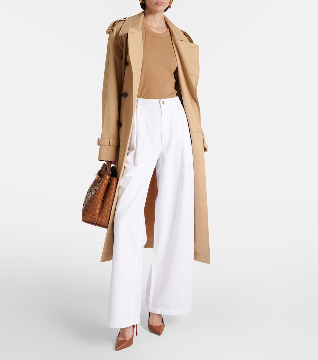 Low-Rise Wide-Leg Jeans Ellis | Agolde