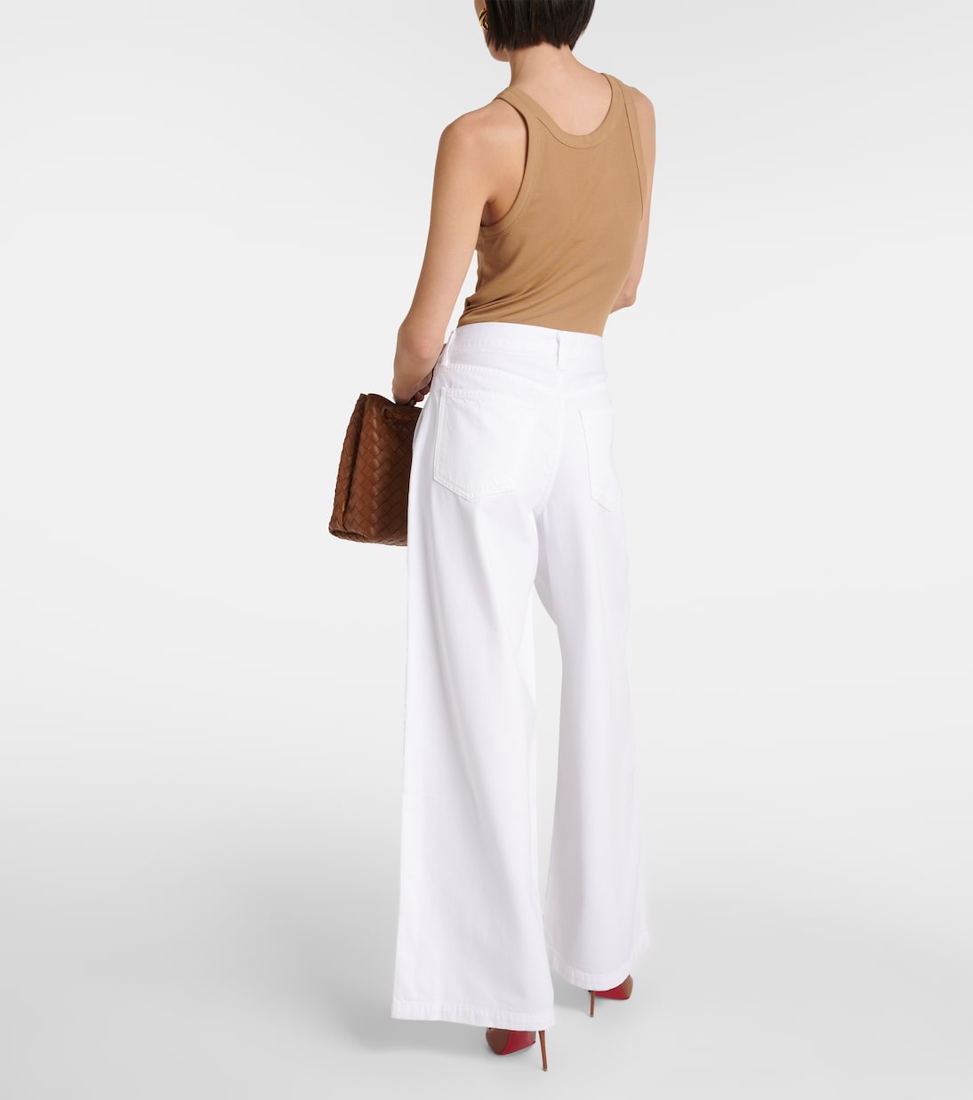 Low-Rise Wide-Leg Jeans Ellis | Agolde