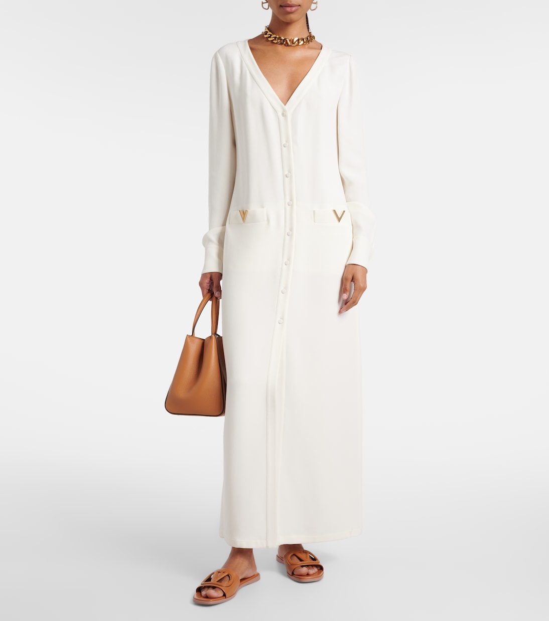 Pantoletten VLogo Signature aus Leder | Valentino Garavani