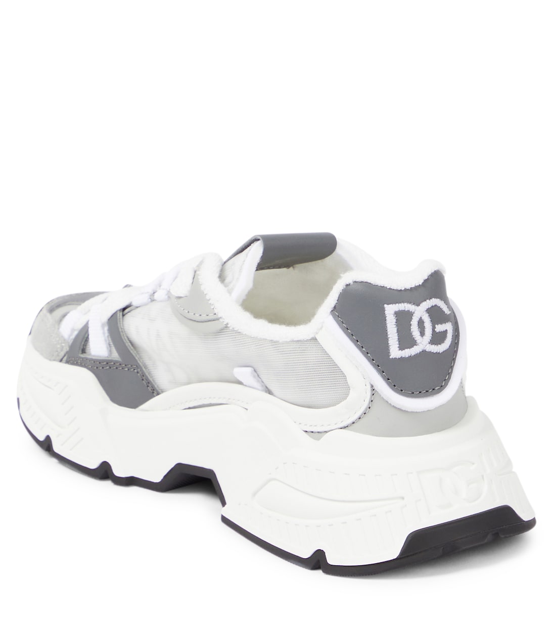Airmaster DG leather-trimmed sneakers | Dolce&Gabbana Kids
