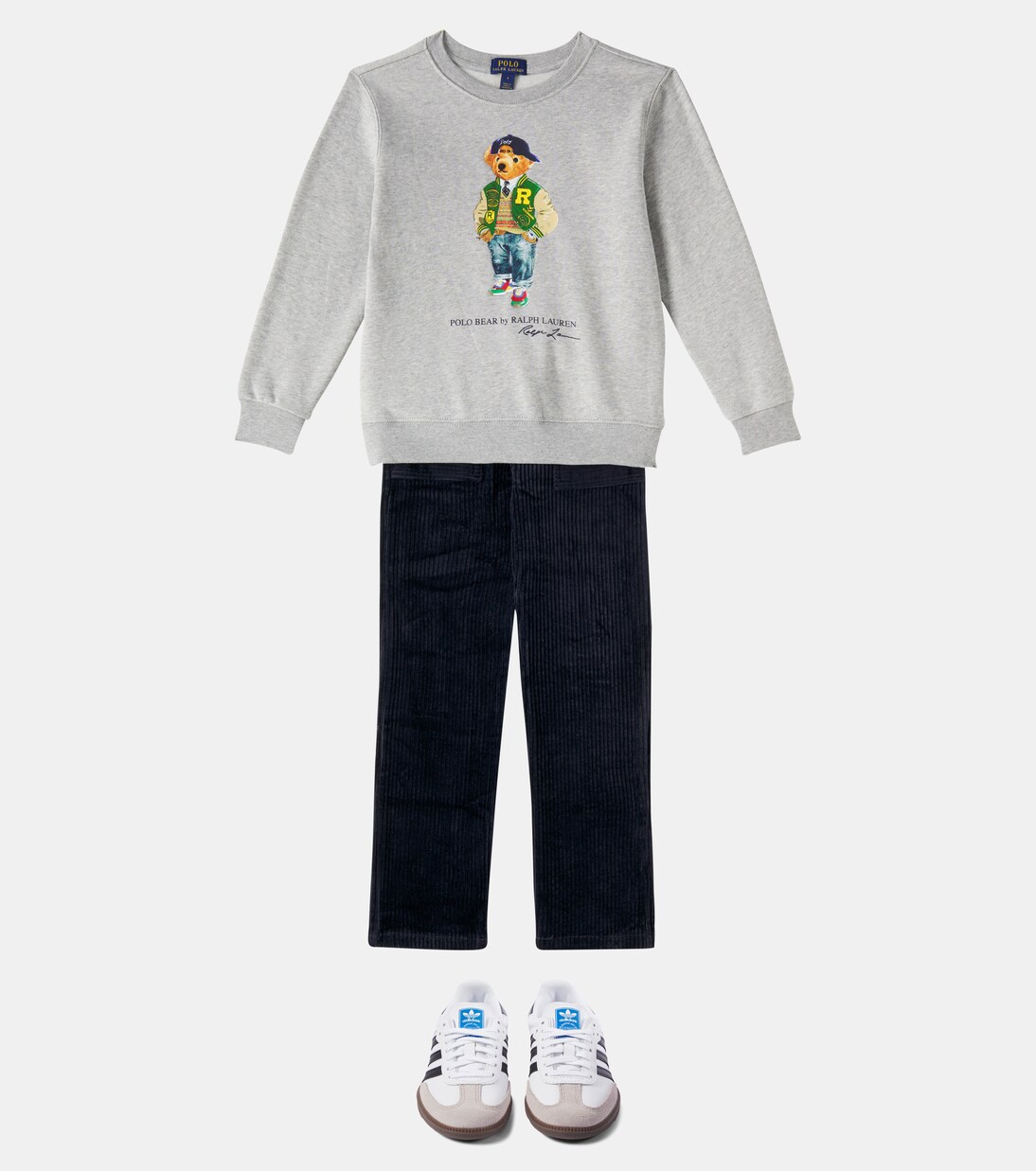 Sneakers Samba OG mit Leder mit Veloursleder | Adidas Originals Kids