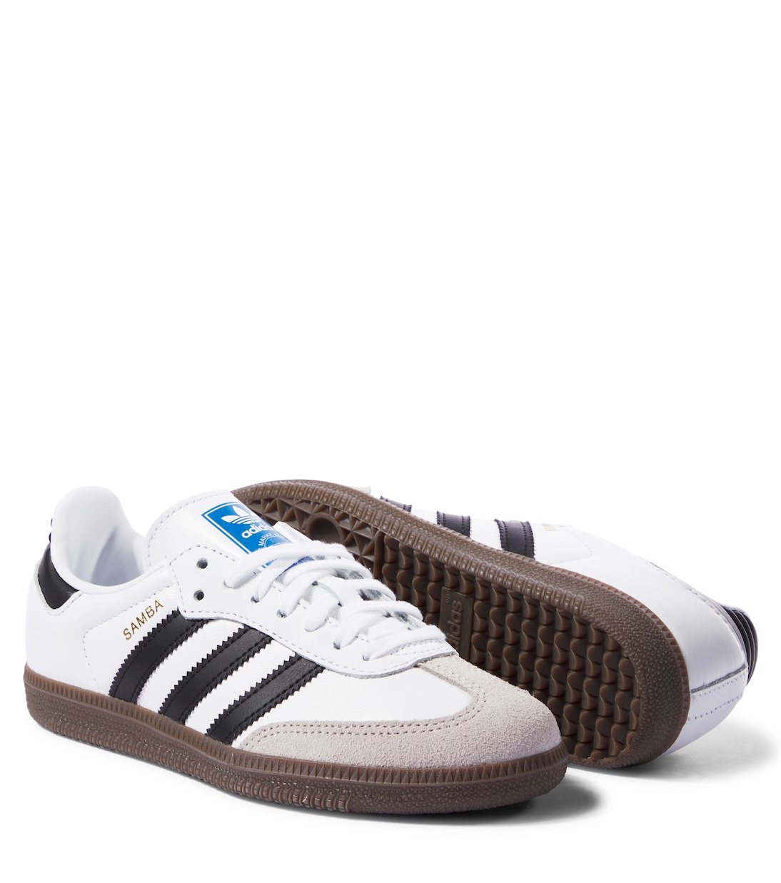Sneakers Samba OG mit Leder mit Veloursleder | Adidas Originals Kids