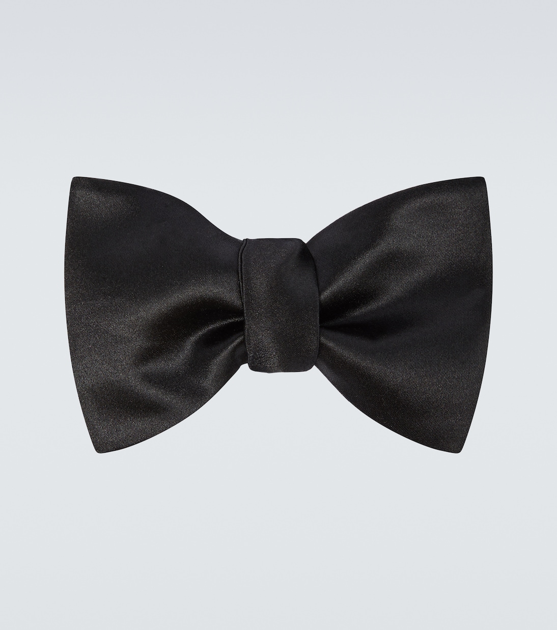 Silk and cotton satin bow tie | Brunello Cucinelli