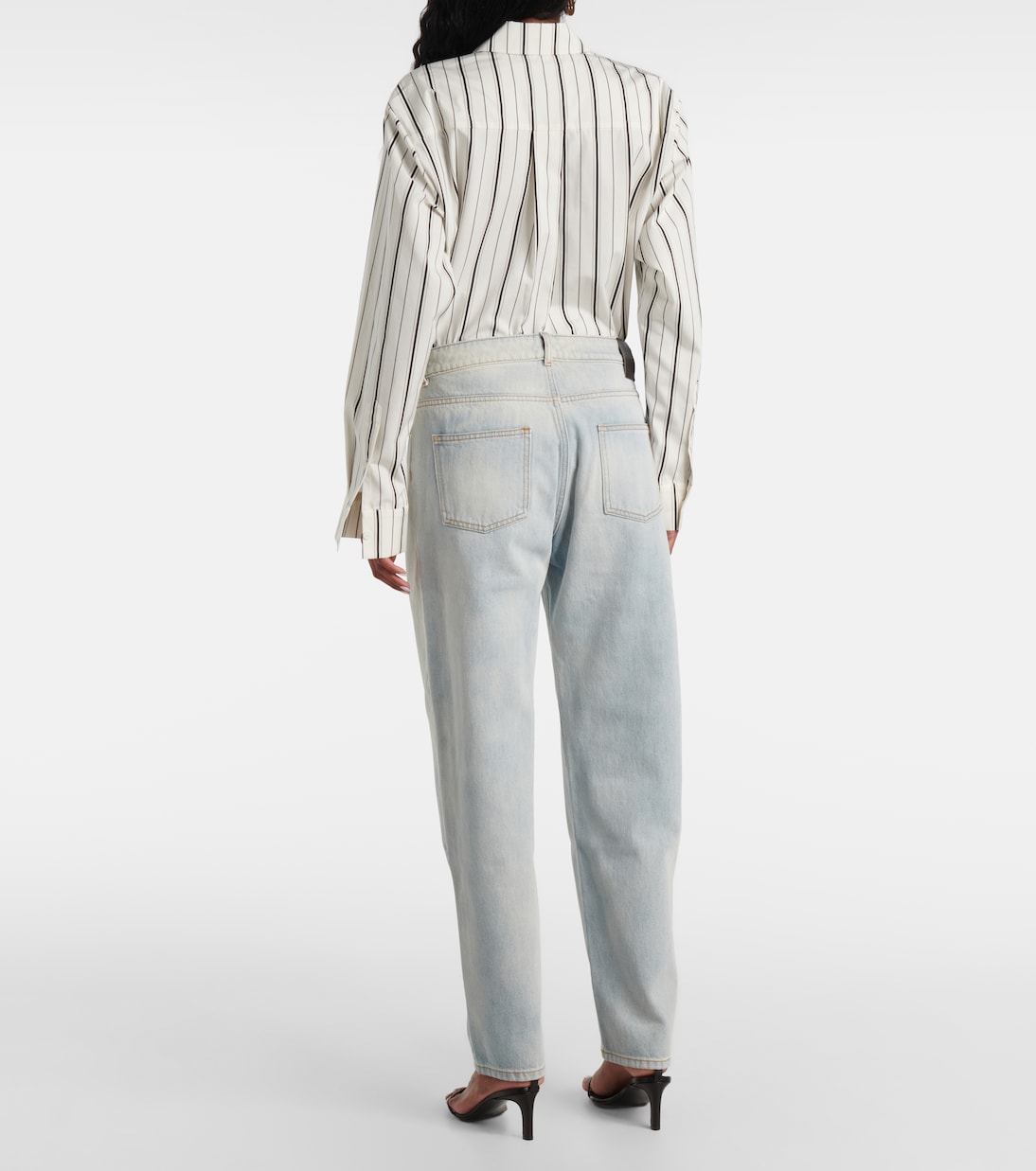 Jeans tapered Kobe de tiro medio | Tove