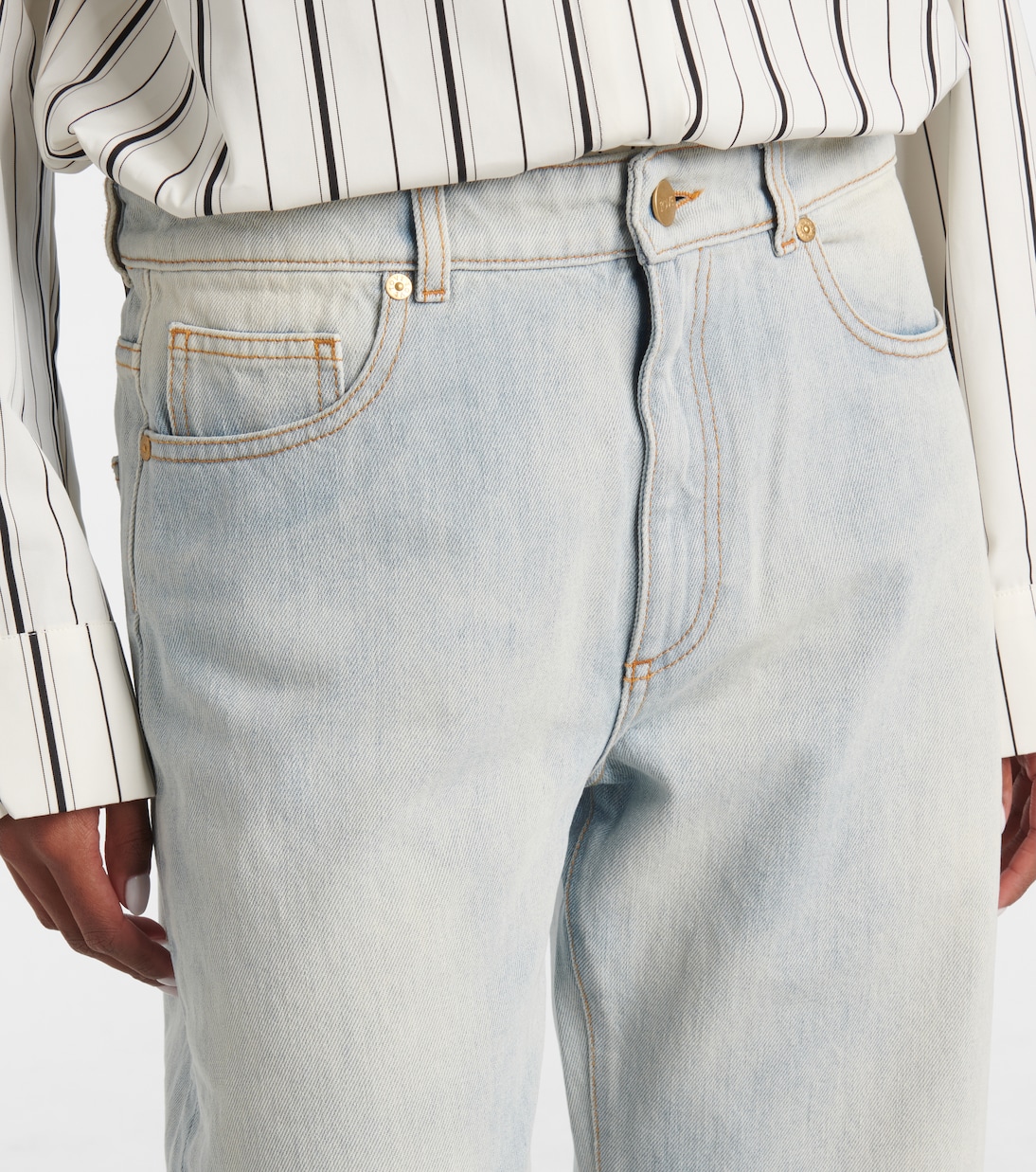 Jeans tapered Kobe de tiro medio | Tove