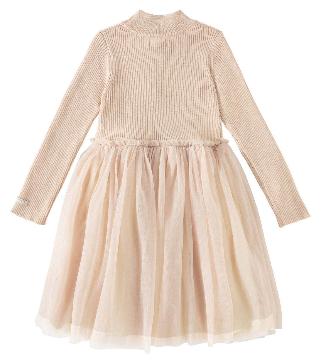Lotus tulle and wool-blend dress | Donsje