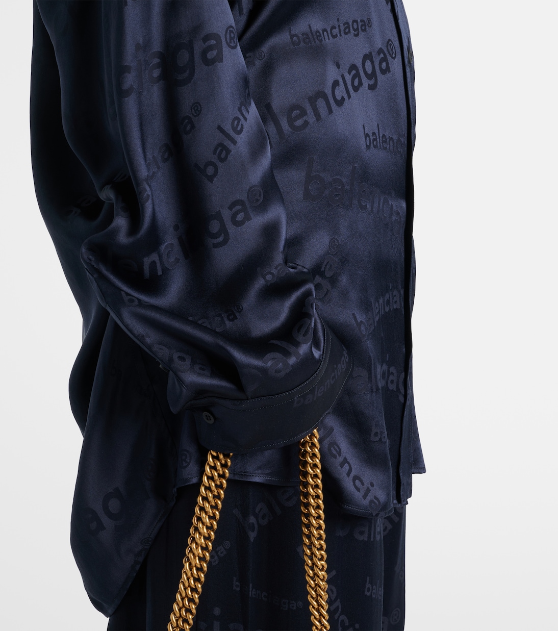 Chemise Cocoon en soie | Balenciaga