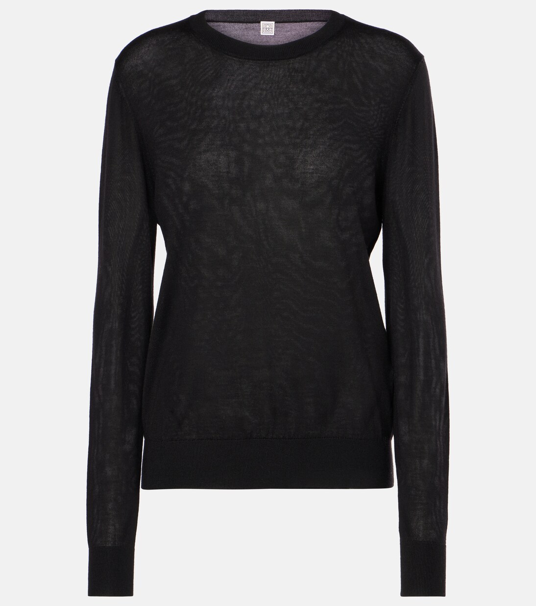 Pull en laine et soie mélangées | Toteme