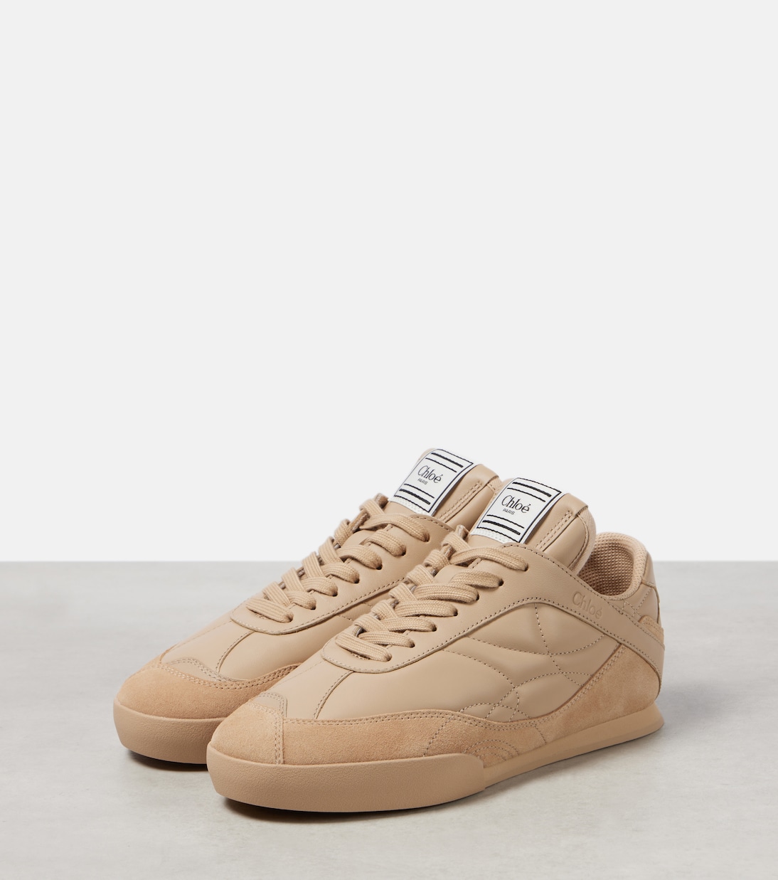 Chloé Kick leather low-top sneakers | Chloé