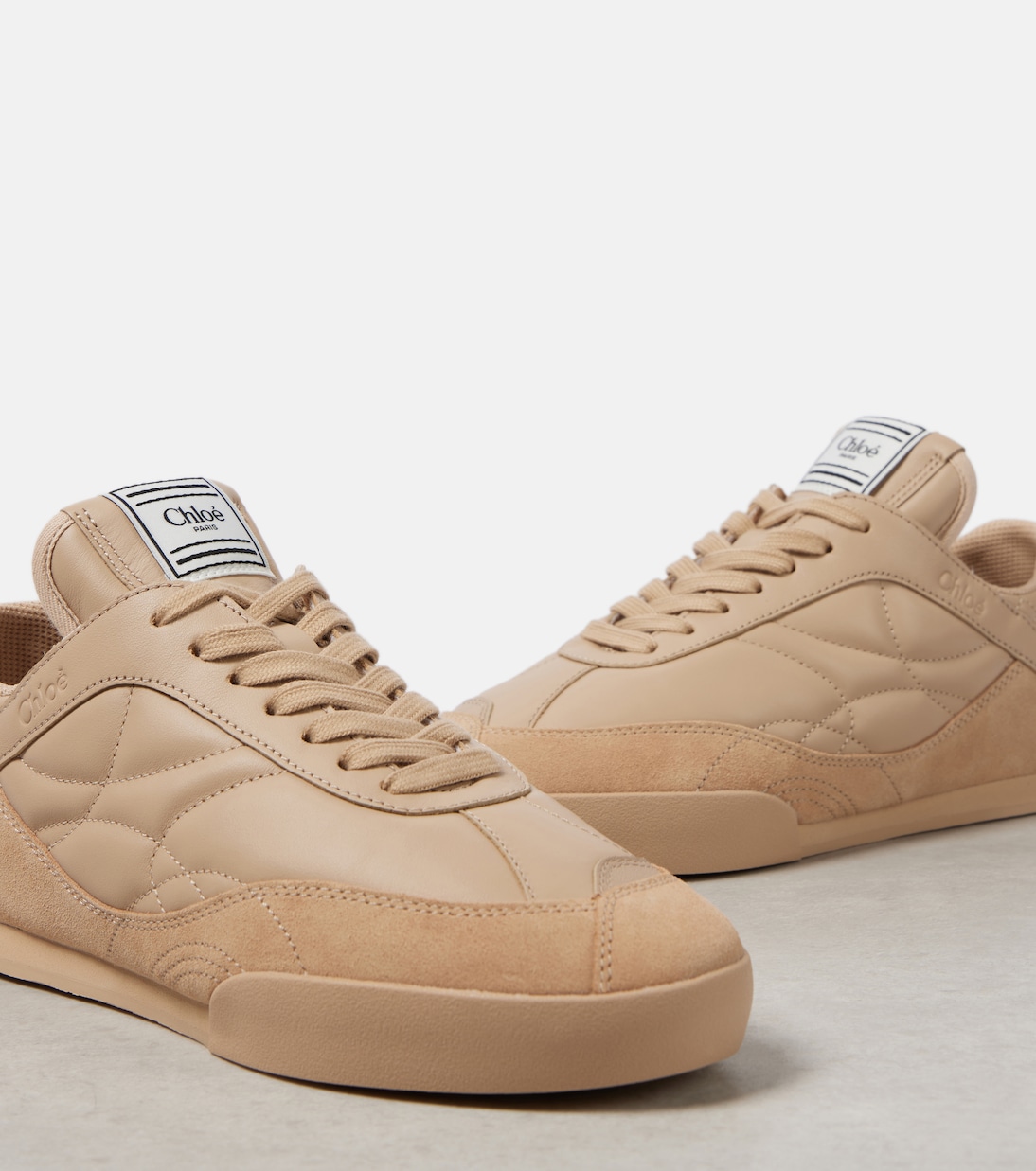 Chloé Kick leather low-top sneakers | Chloé