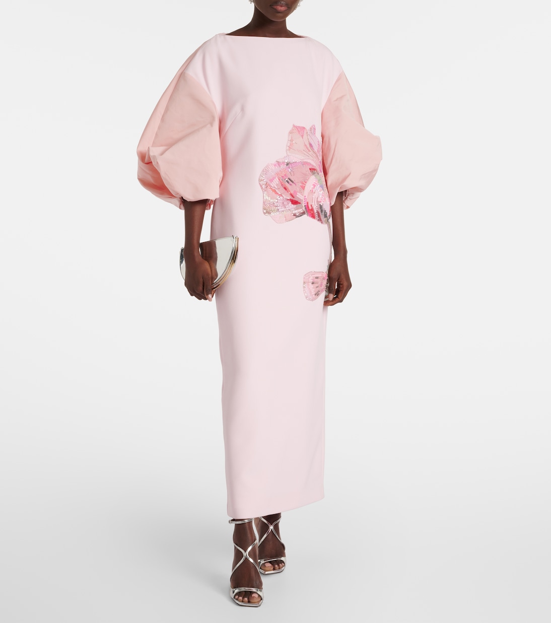 Besticktes Midikleid | Safiyaa