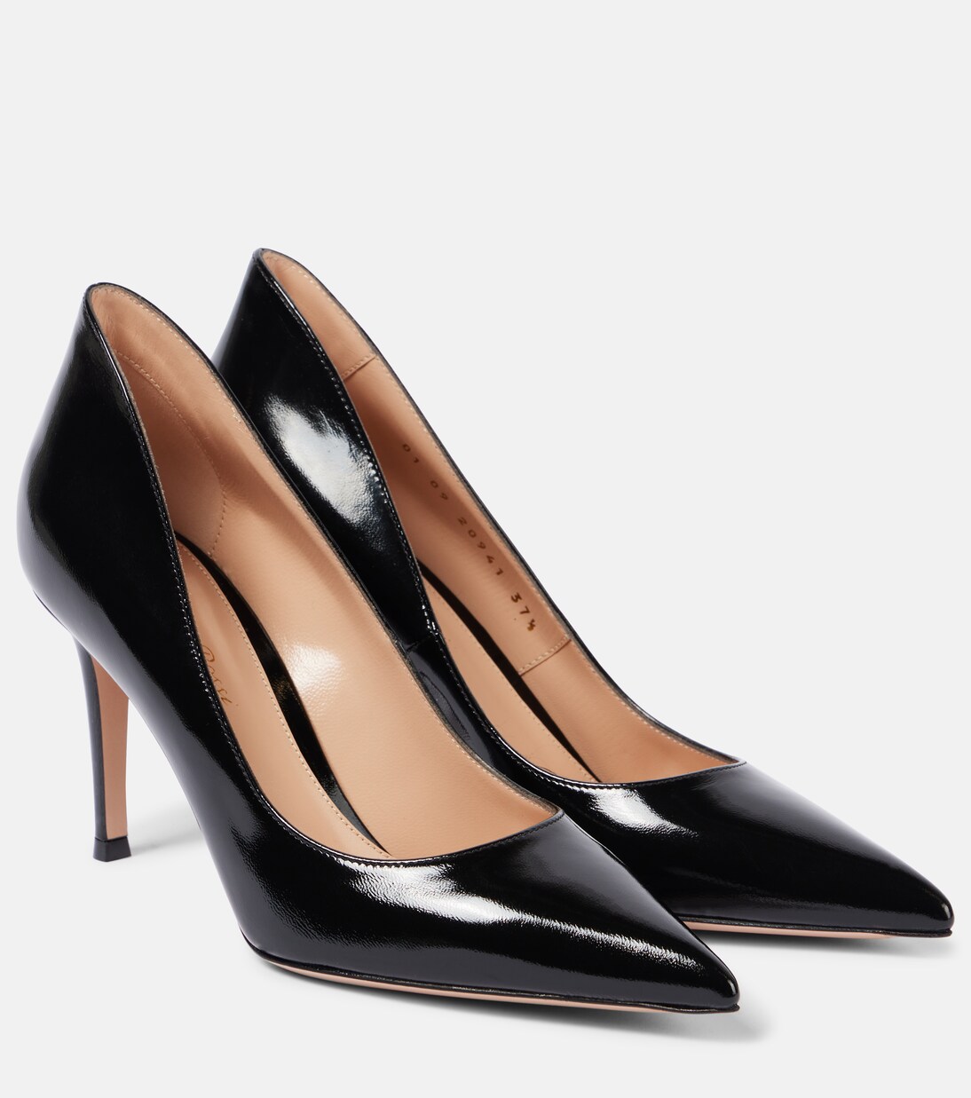 Ellipsis 85 patent leather pumps | Gianvito Rossi