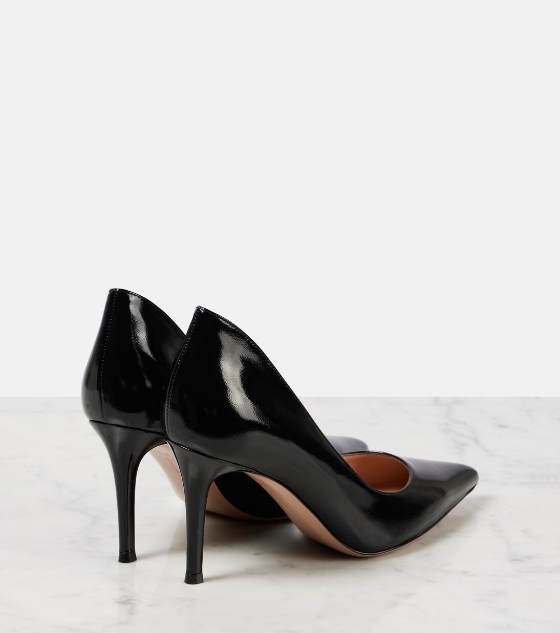 Ellipsis 85 patent leather pumps | Gianvito Rossi