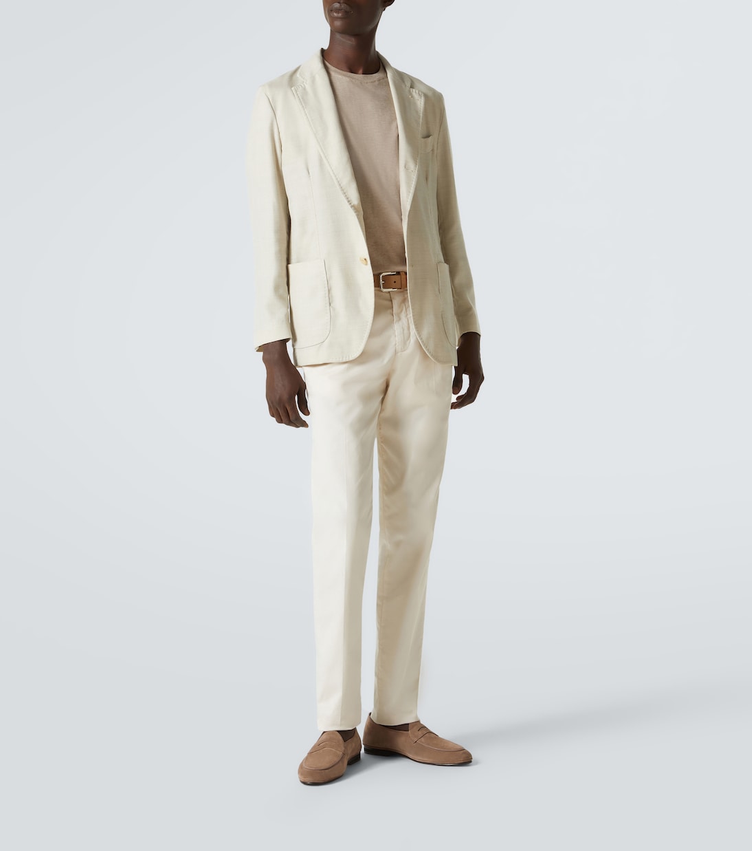 Loafers aus Veloursleder | Rubinacci