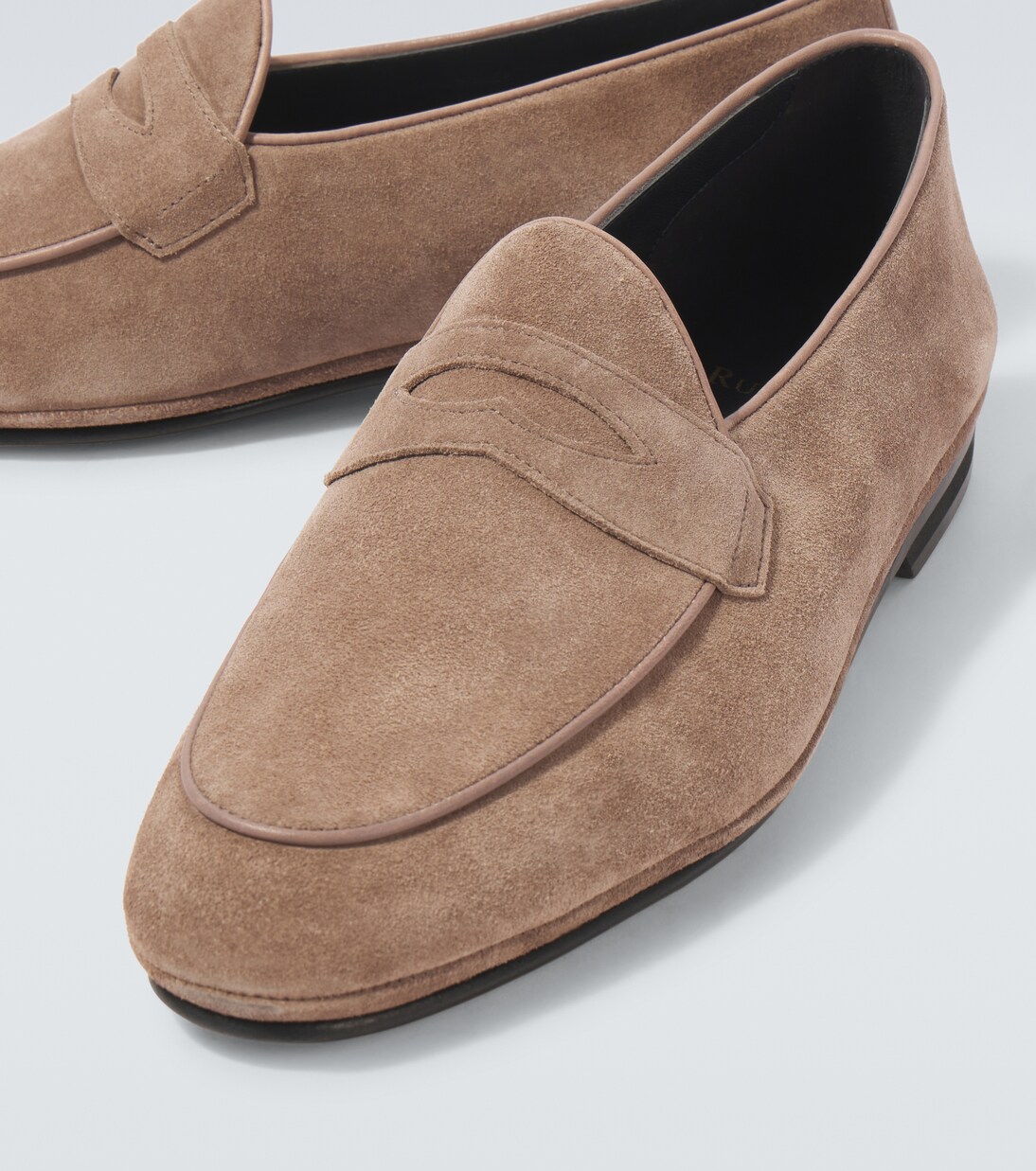 Loafers aus Veloursleder | Rubinacci