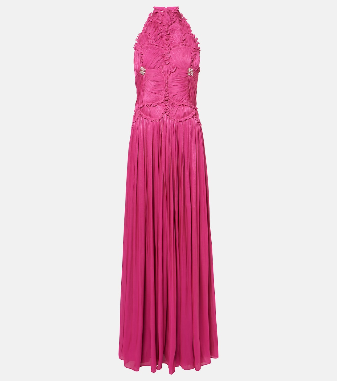 Attina halterneck gown | Costarellos