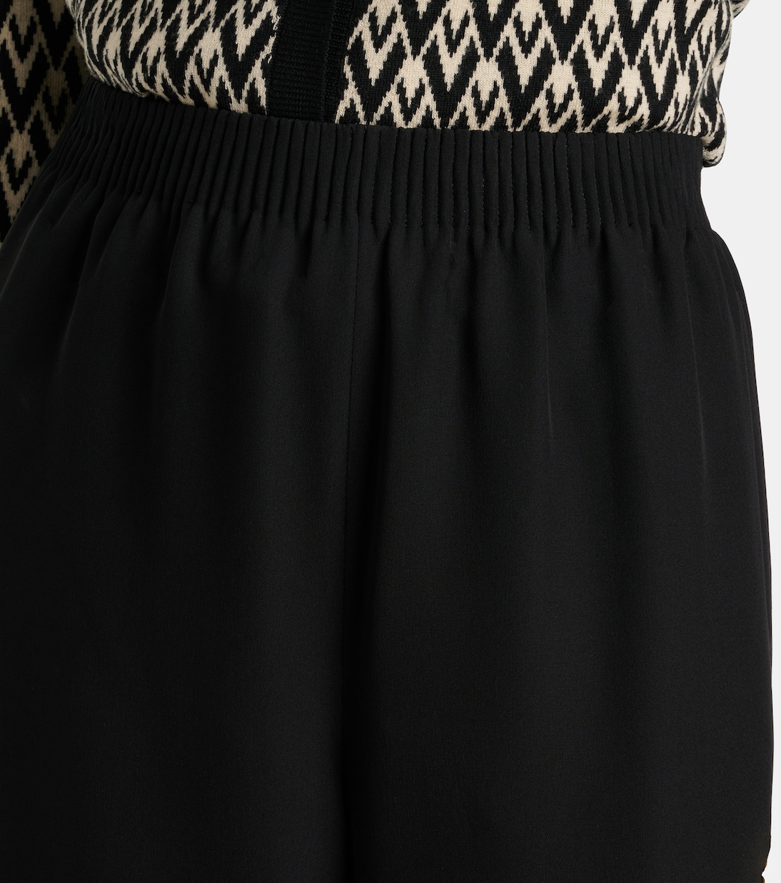 Weite Hose aus Cady Couture | Valentino