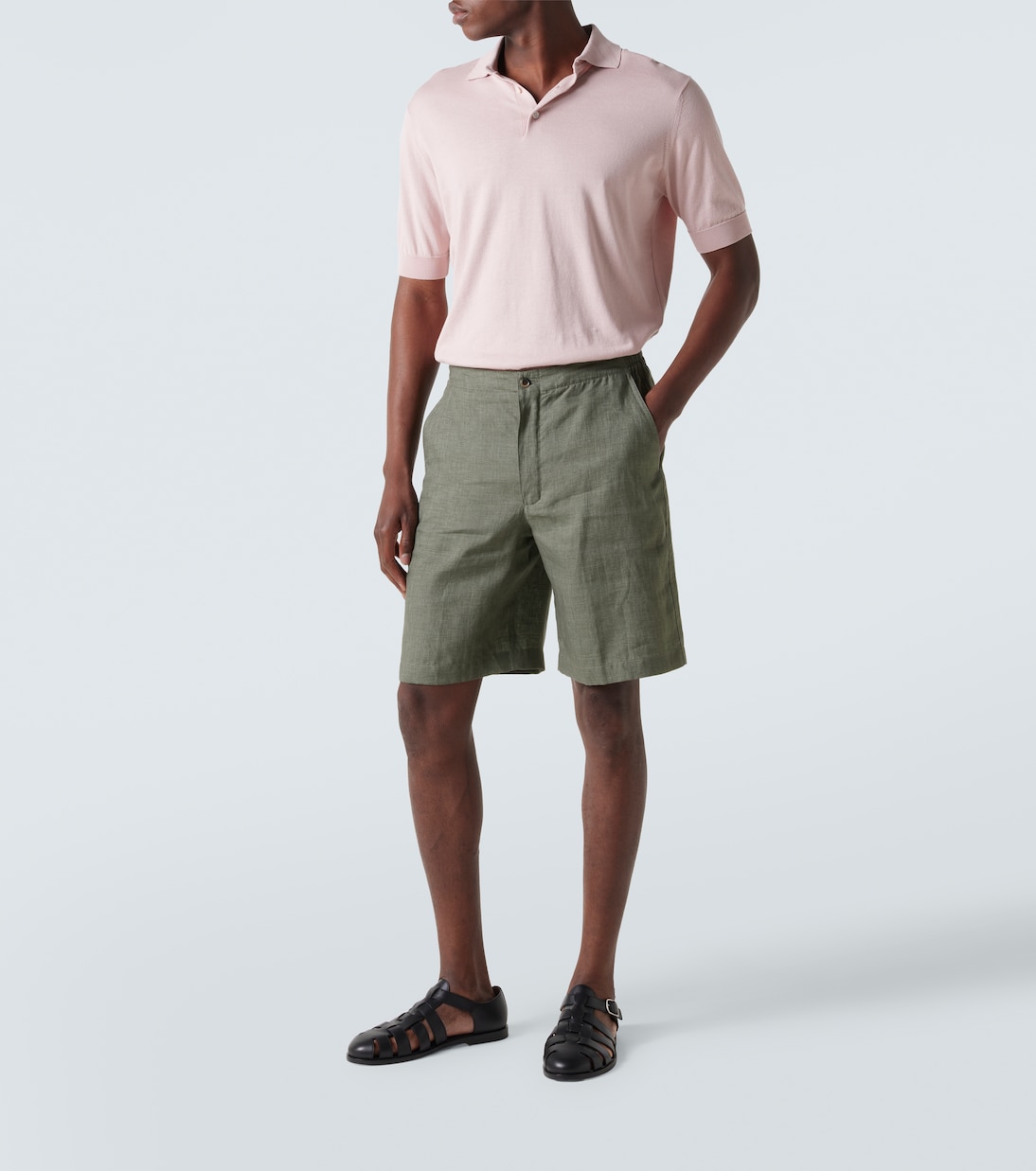 Nolan linen Bermuda shorts | Loro Piana