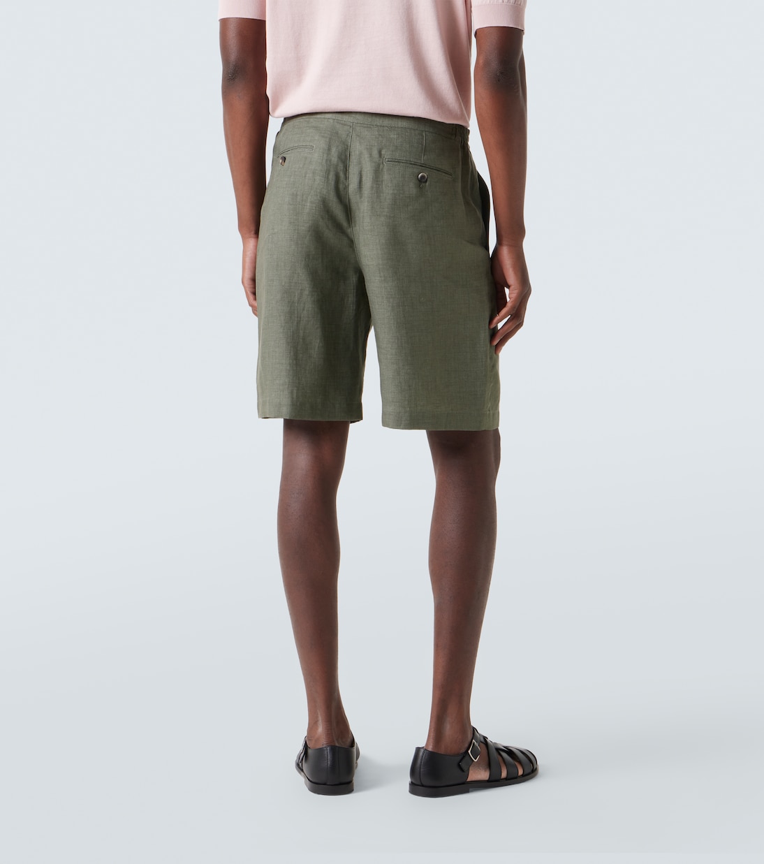 Nolan linen Bermuda shorts | Loro Piana