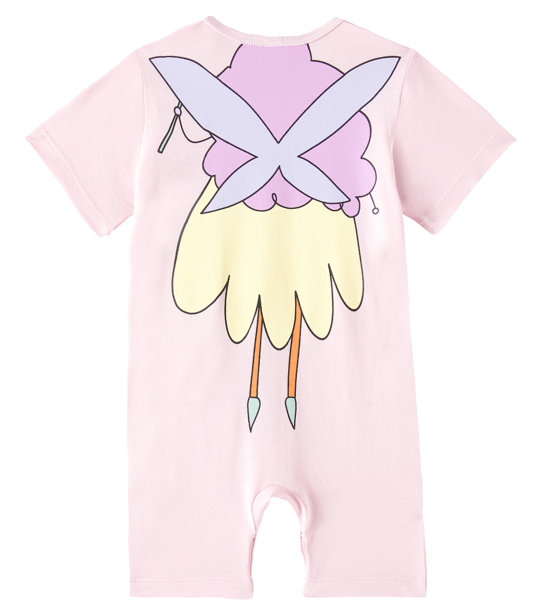 Baby printed cotton playsuit | Stella McCartney Kids