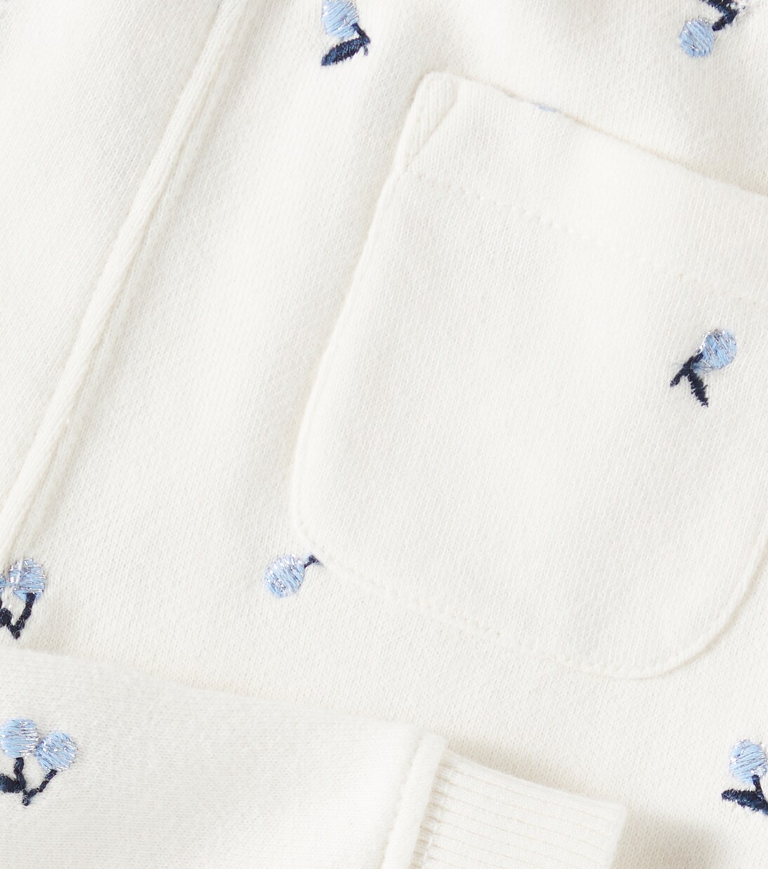 Baby Bambo embroidered cotton sweatpants | Bonpoint