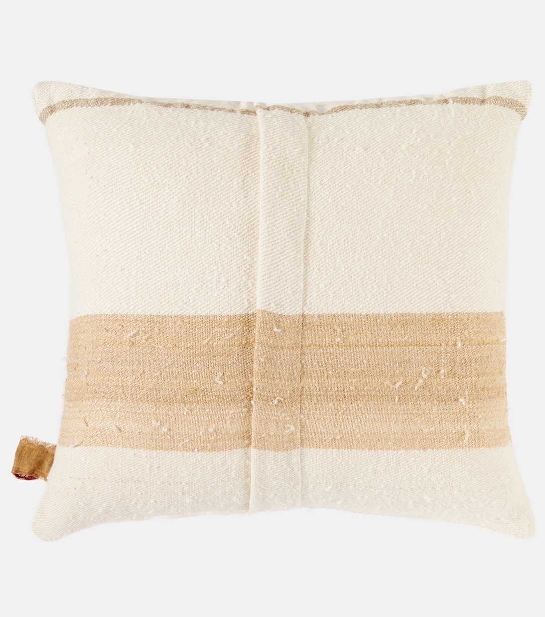 Chlore silk and linen-blend cushion | The House of Lyria