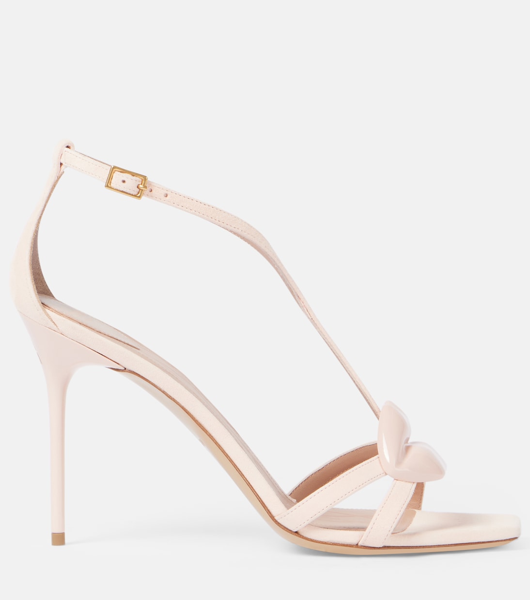 Sandalen Lips 95 aus Veloursleder | Balmain