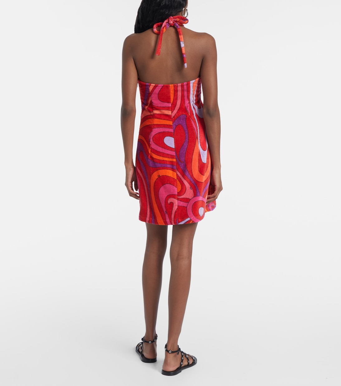 Marmo embellished cotton terry minidress | Pucci