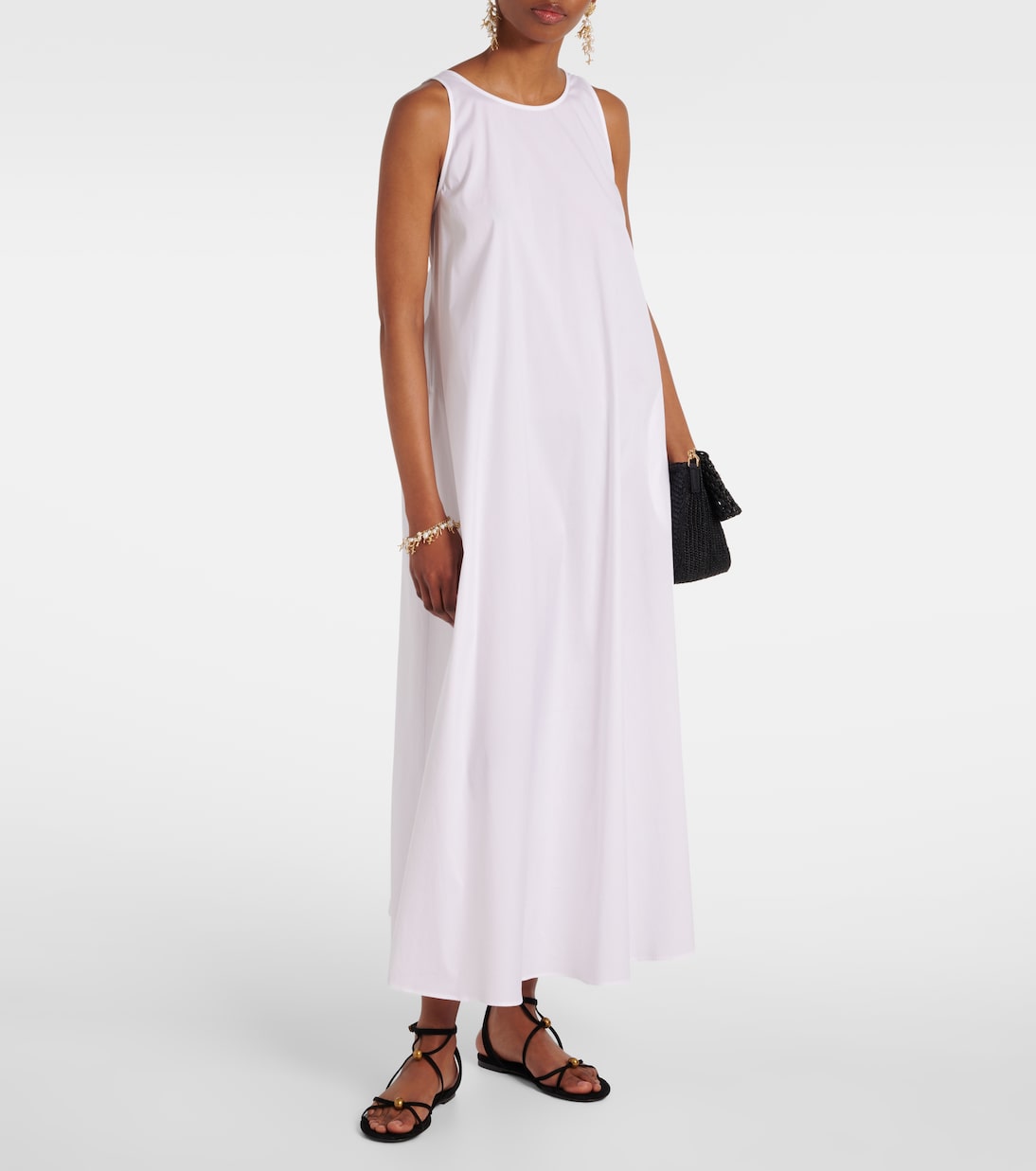 Romea cotton-blend poplin maxi dress | Max Mara