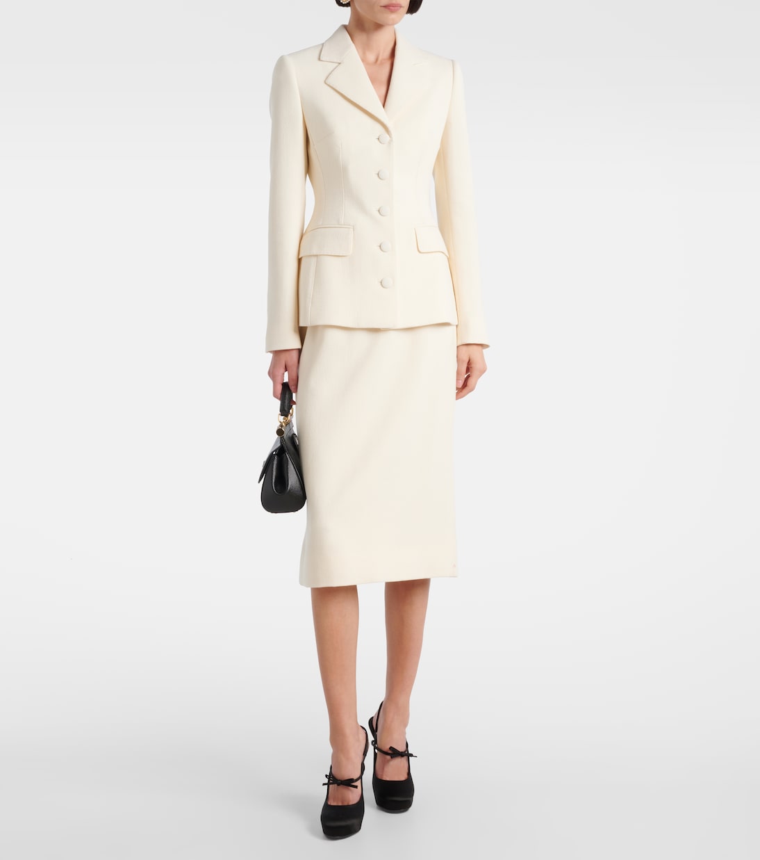 Virgin wool pencil skirt | Dolce&Gabbana