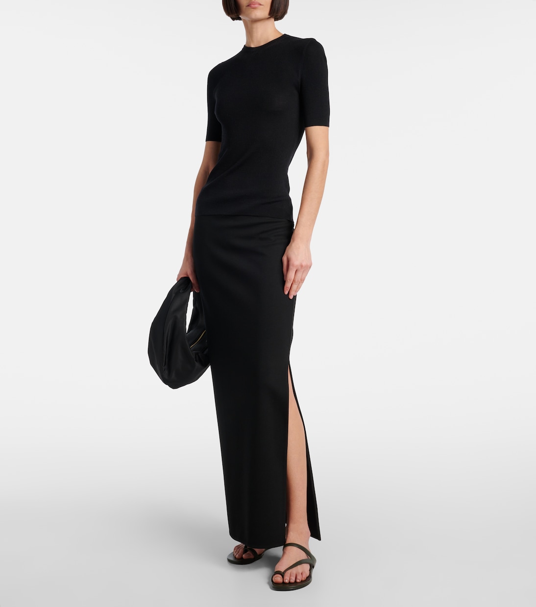 Aimee leather slides | Khaite