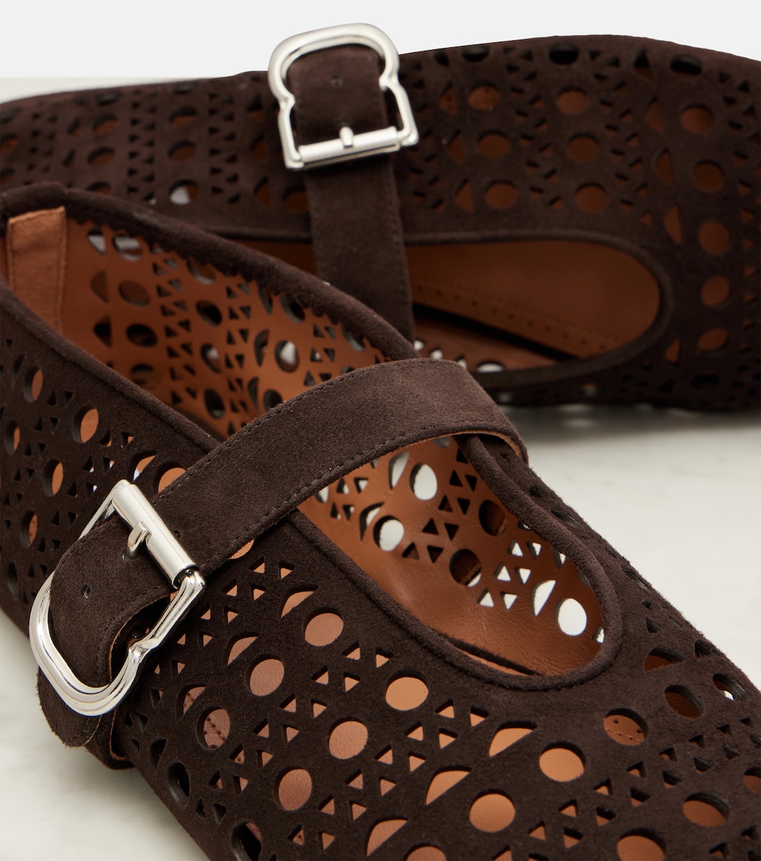 Ballerinas Vienne aus Leder | Alaïa