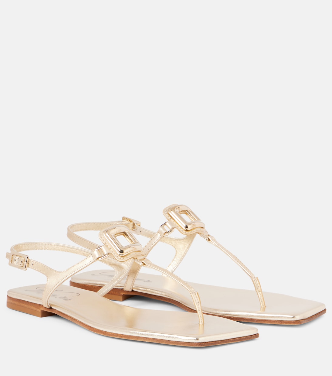 Viv' By The Sea leather thong sandals | Roger Vivier