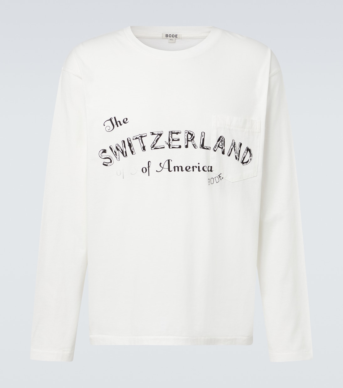 Longsleeve Campground aus Baumwoll-Jersey | Bode